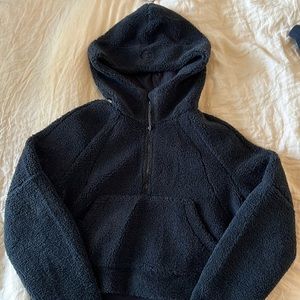 Lululemon Cropped Sherpa Hoodie